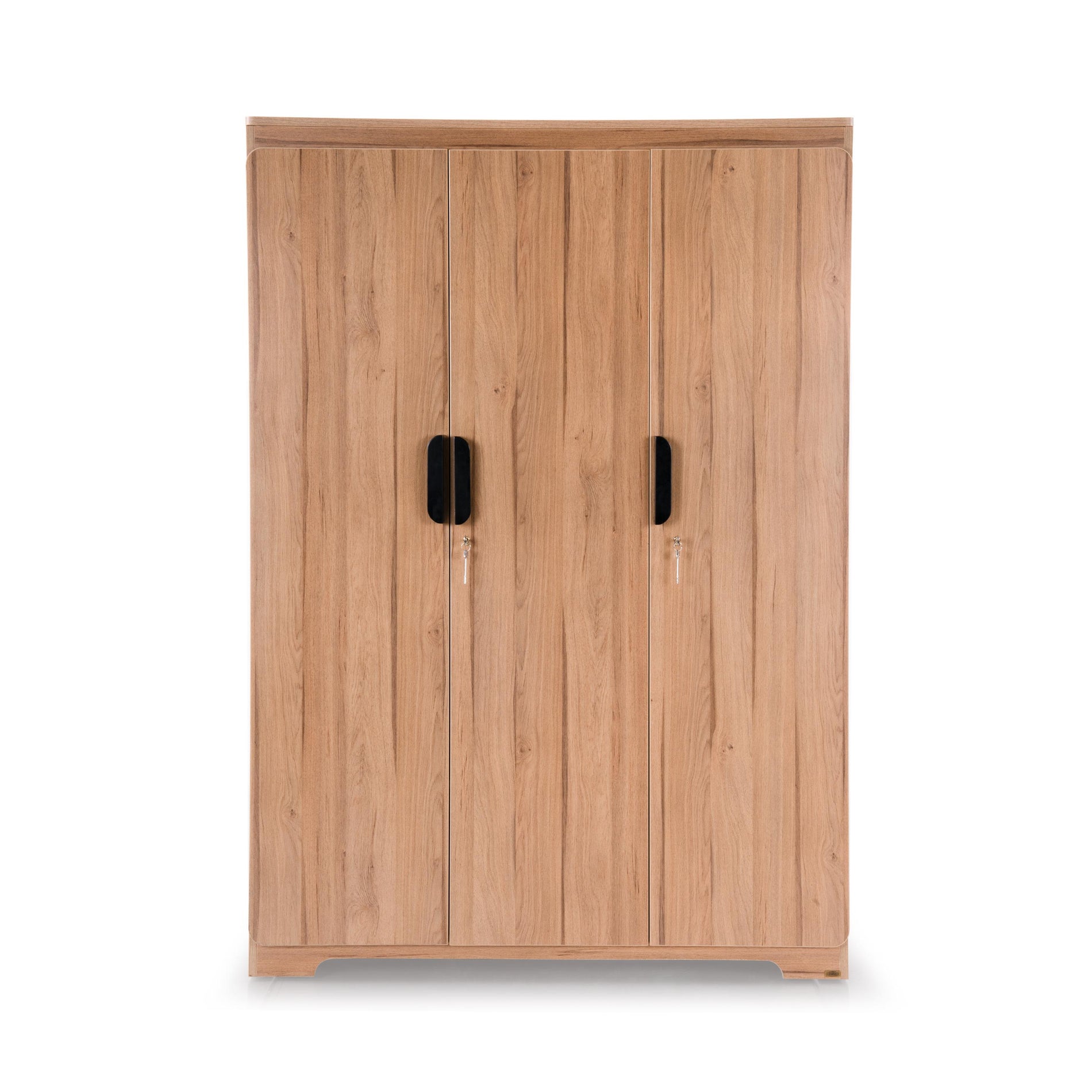 The Vienta 3-Door Wardrobe in Brentwood Oak