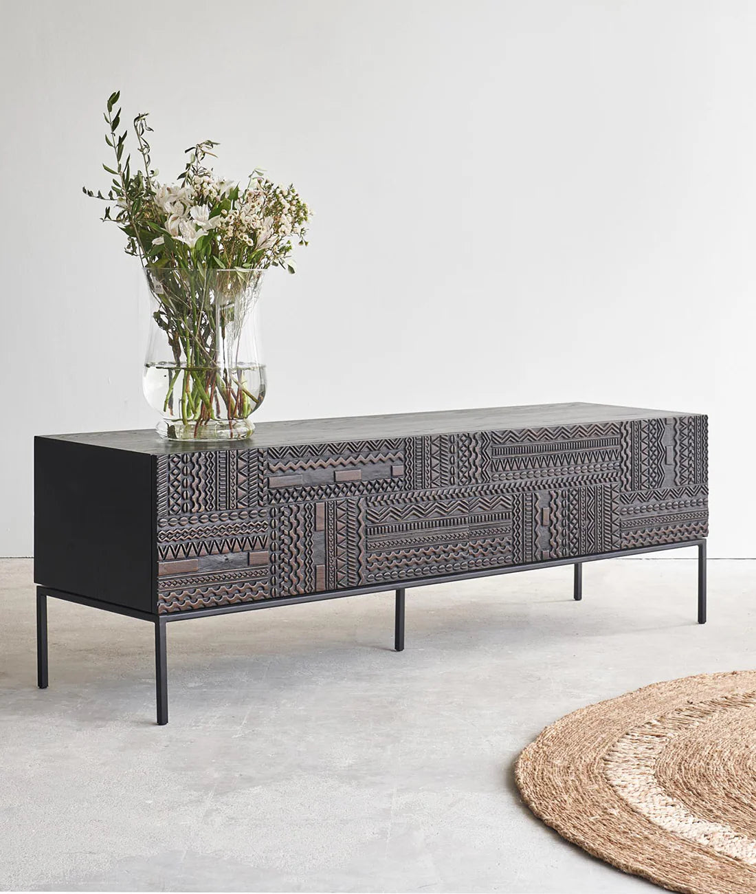 Ancestors Carved TV Unit