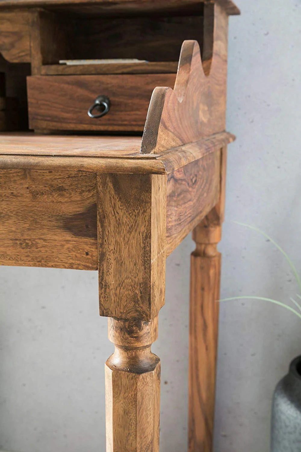 Jaipur Solid Wood Study Table With Three Drawers
