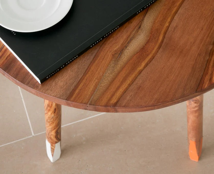 Pencil Solid Wood Side Table