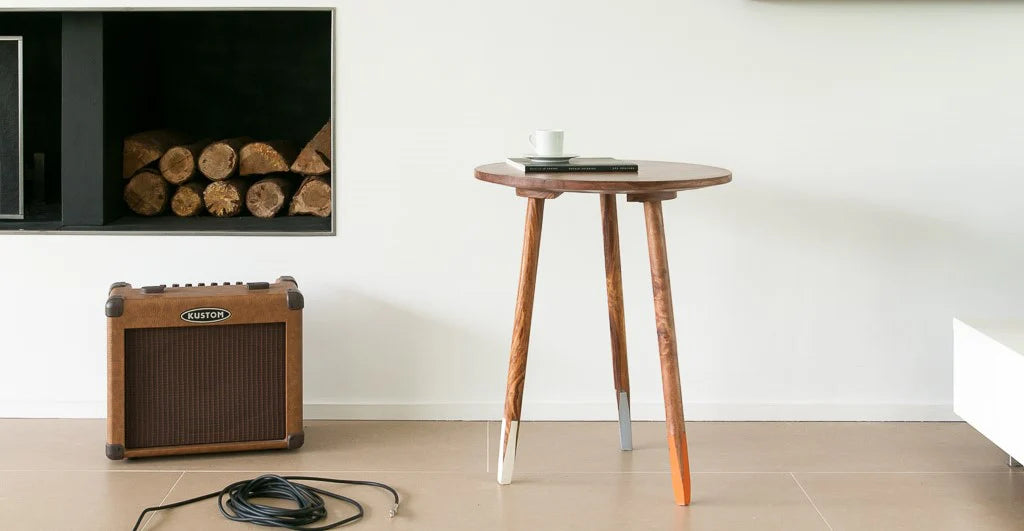 Pencil Solid Wood Side Table