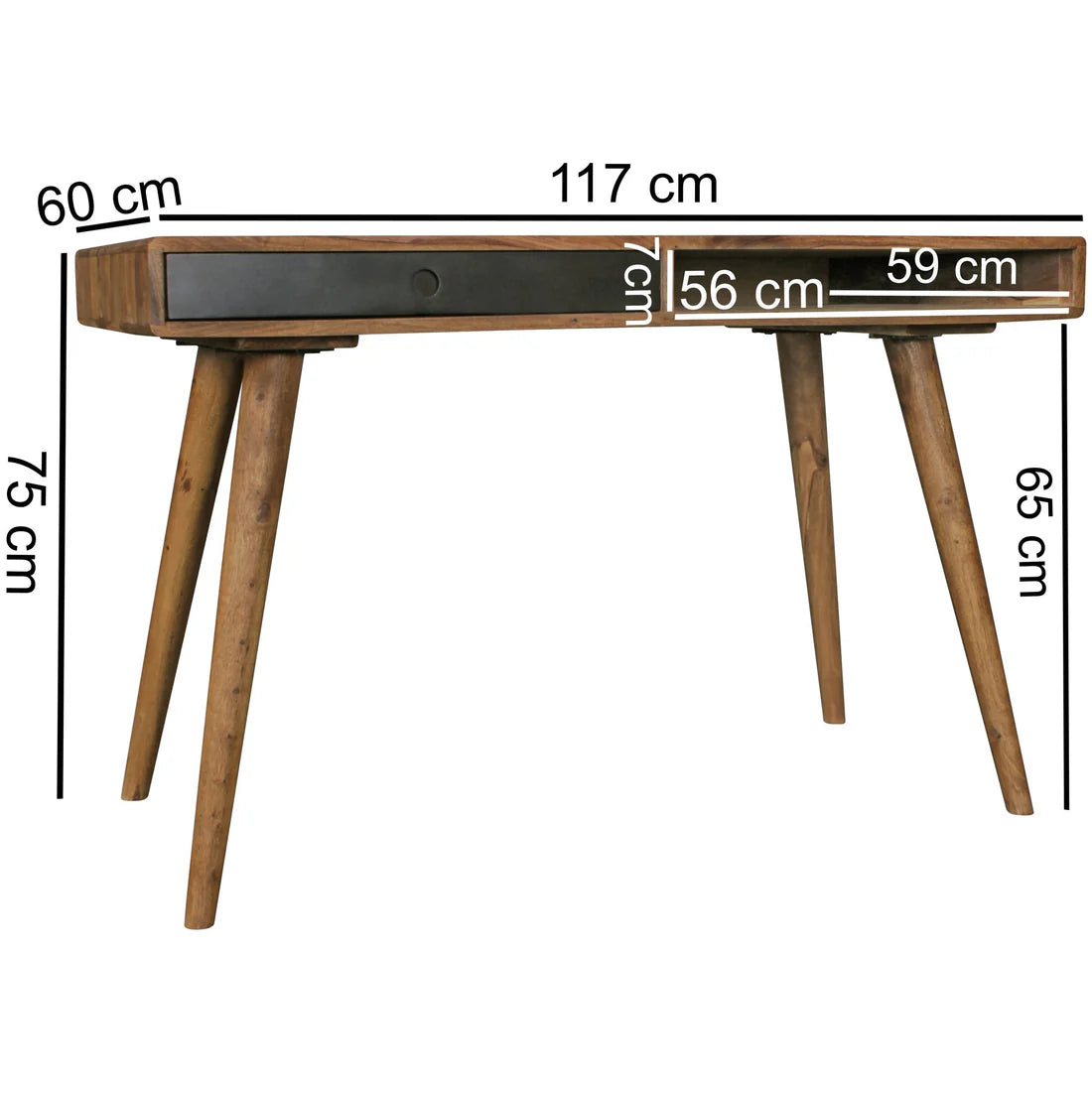 Porto Solid Wood Study Table