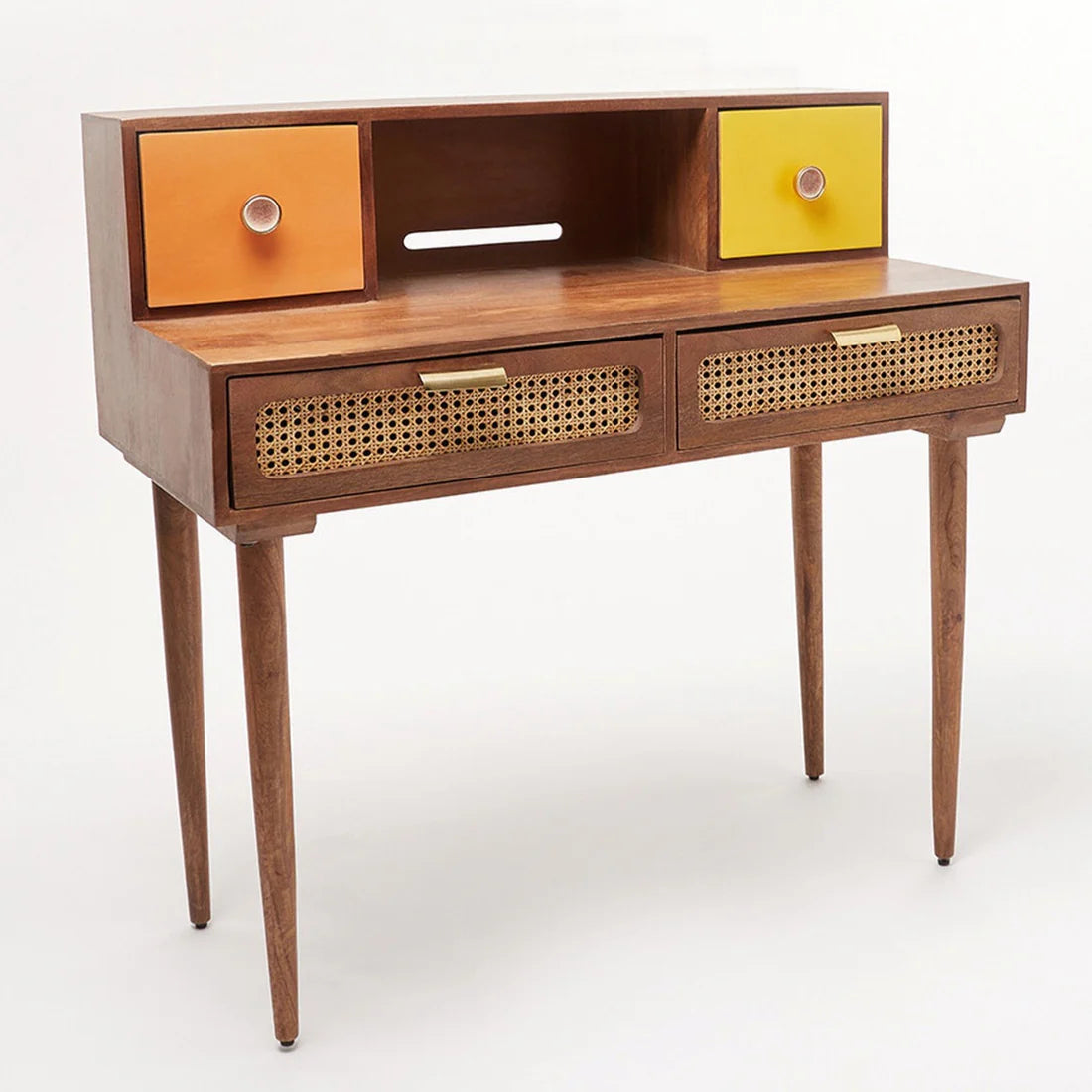 Rattan Study Desk