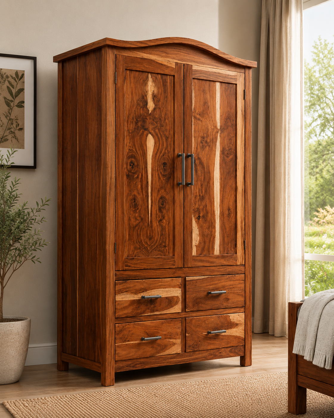 Heritage Solid Wood Wardrobe