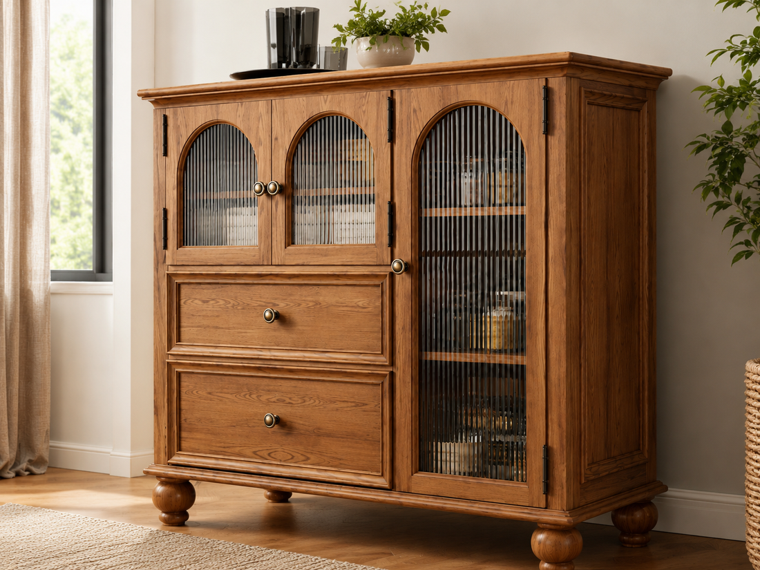 Heritage Arched Glass Sideboard