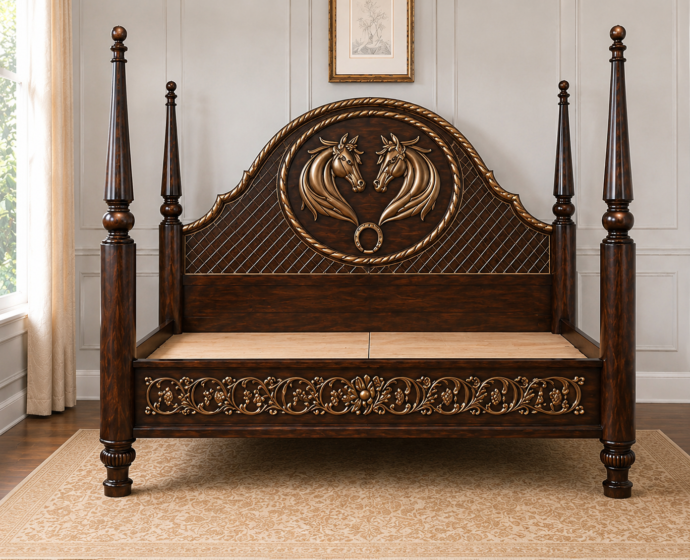 Imperial Crest Four Poster Bed