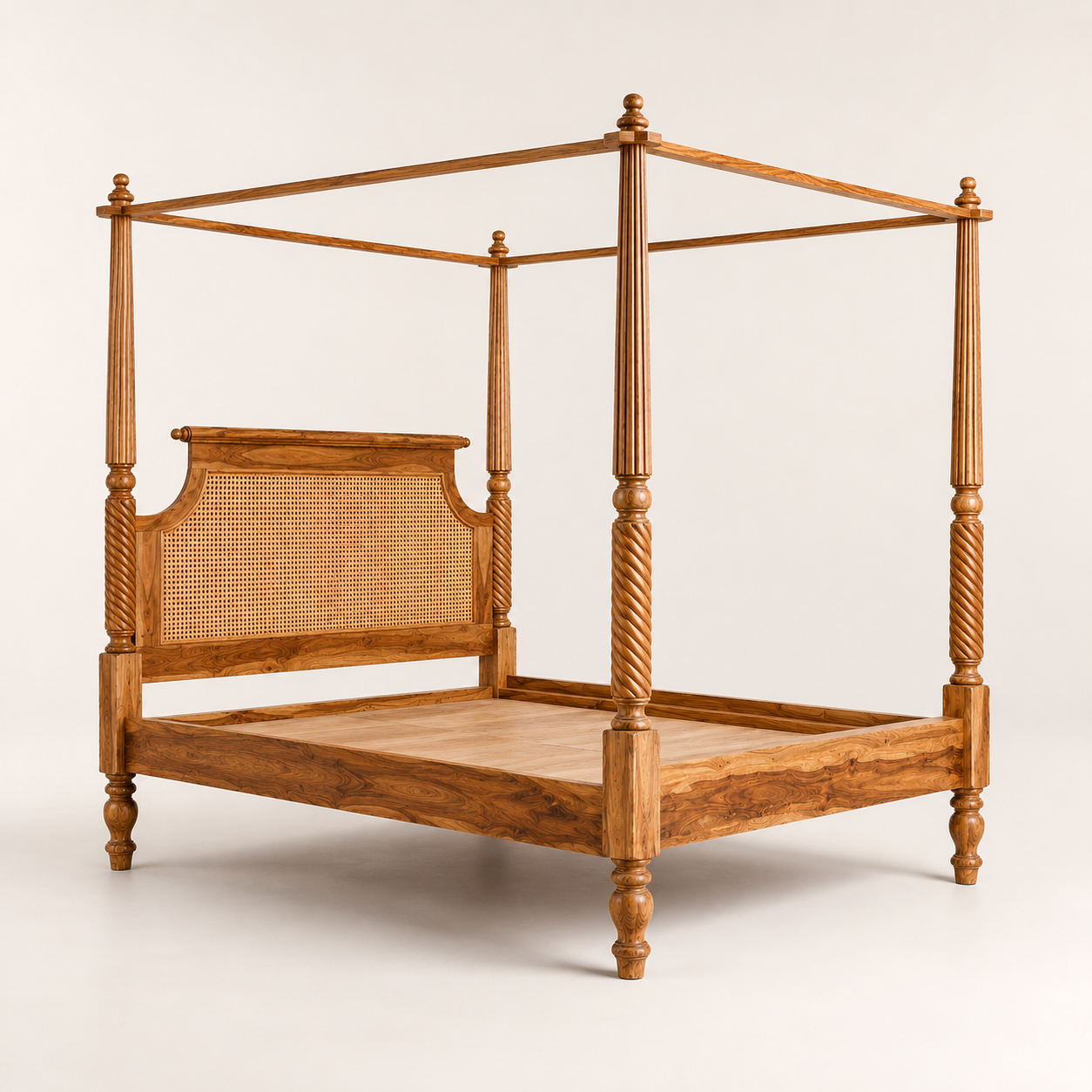 Heritage Cane Canopy Bed