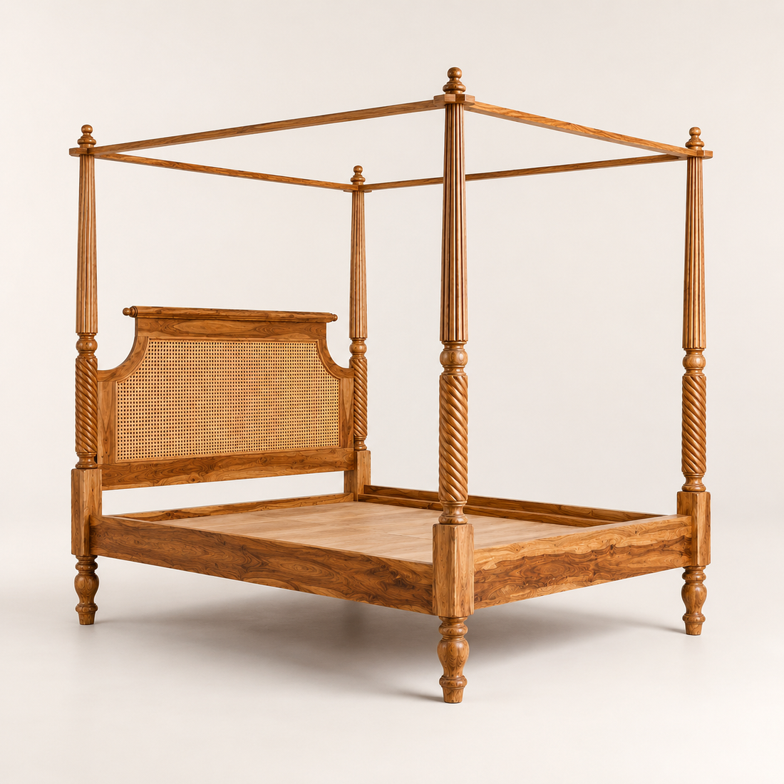 Heritage Cane Canopy Bed