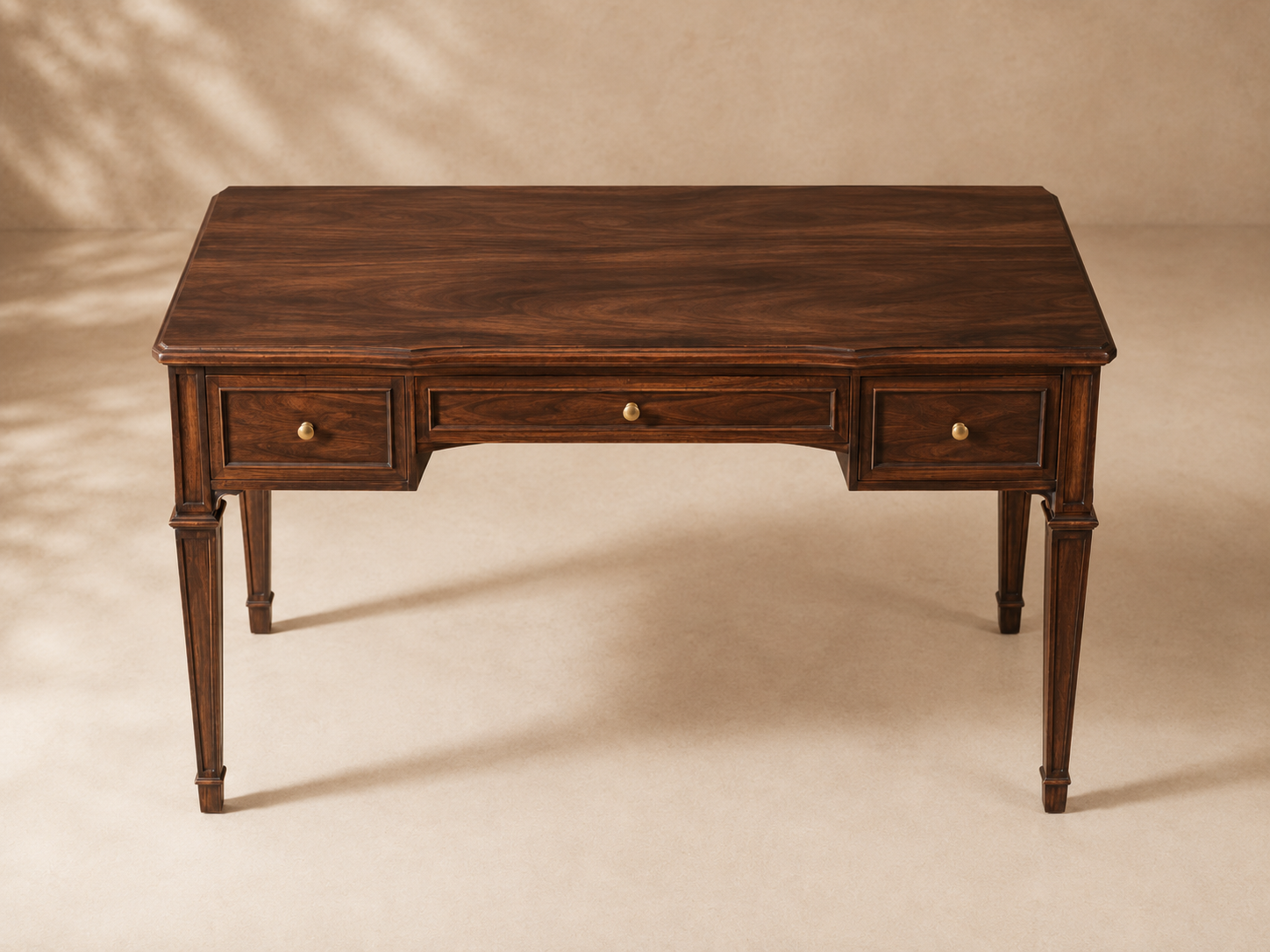Classic Executive Three Drawer Desk