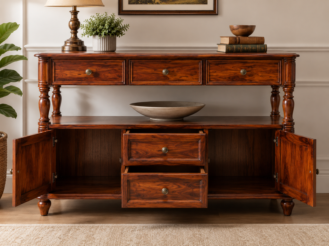 Regalia Heritage Solid Wood Console Cabinet