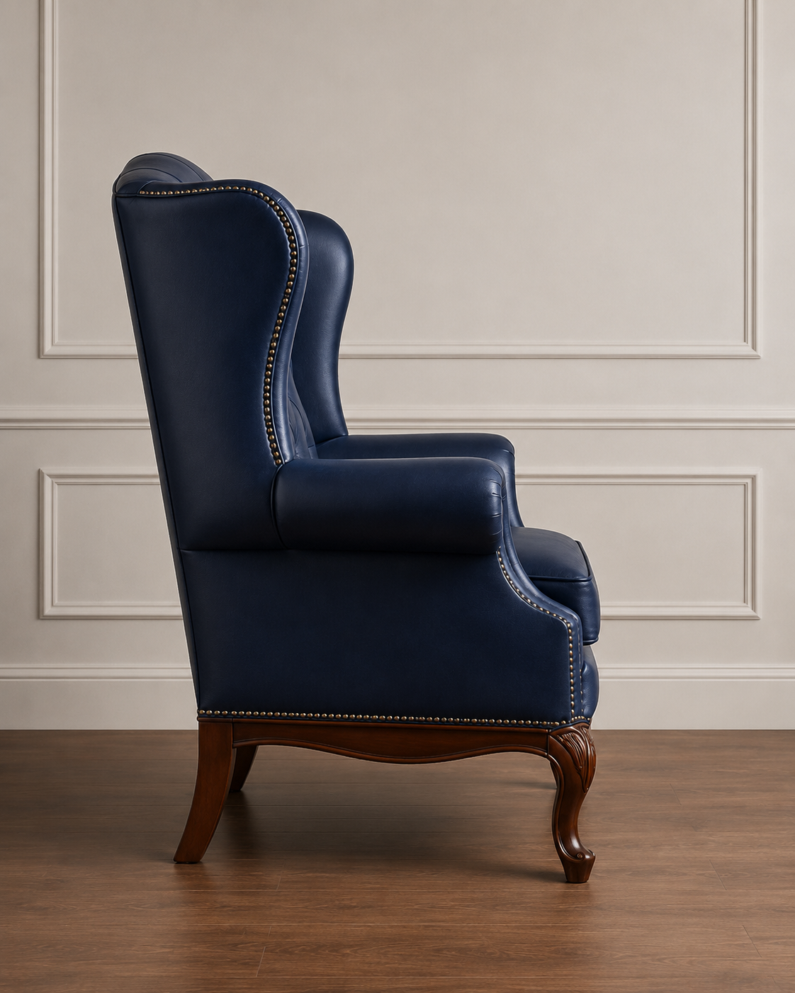 Classic Tufted Wingback Lounge Chair