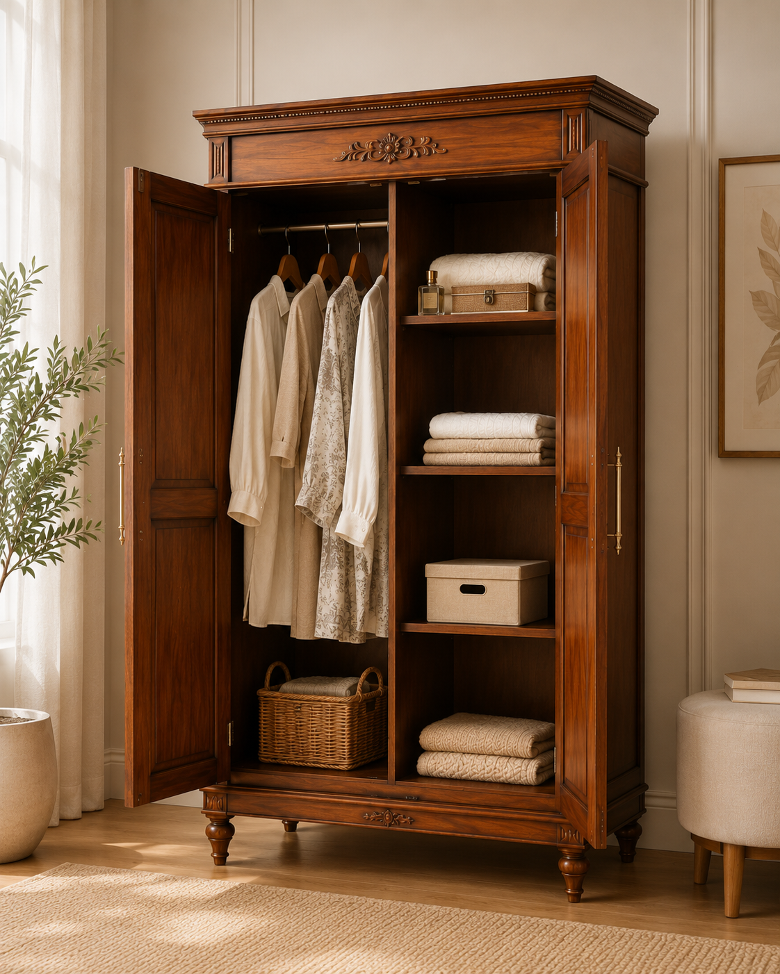 Royal Classic Wooden Wardrobe