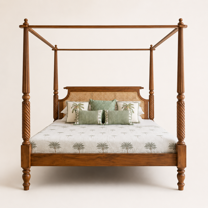 Heritage Cane Canopy Bed