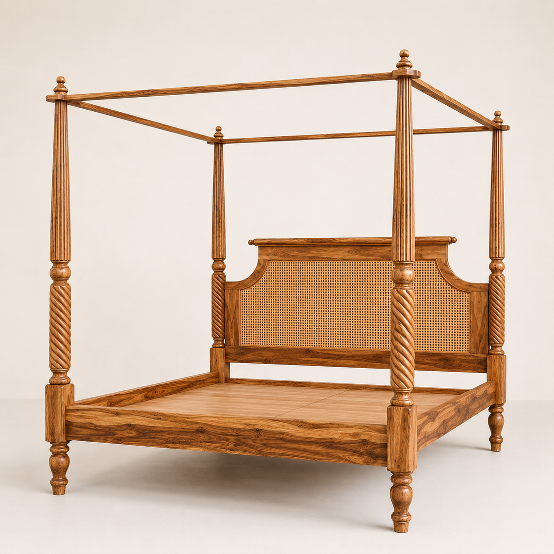 Heritage Cane Canopy Bed
