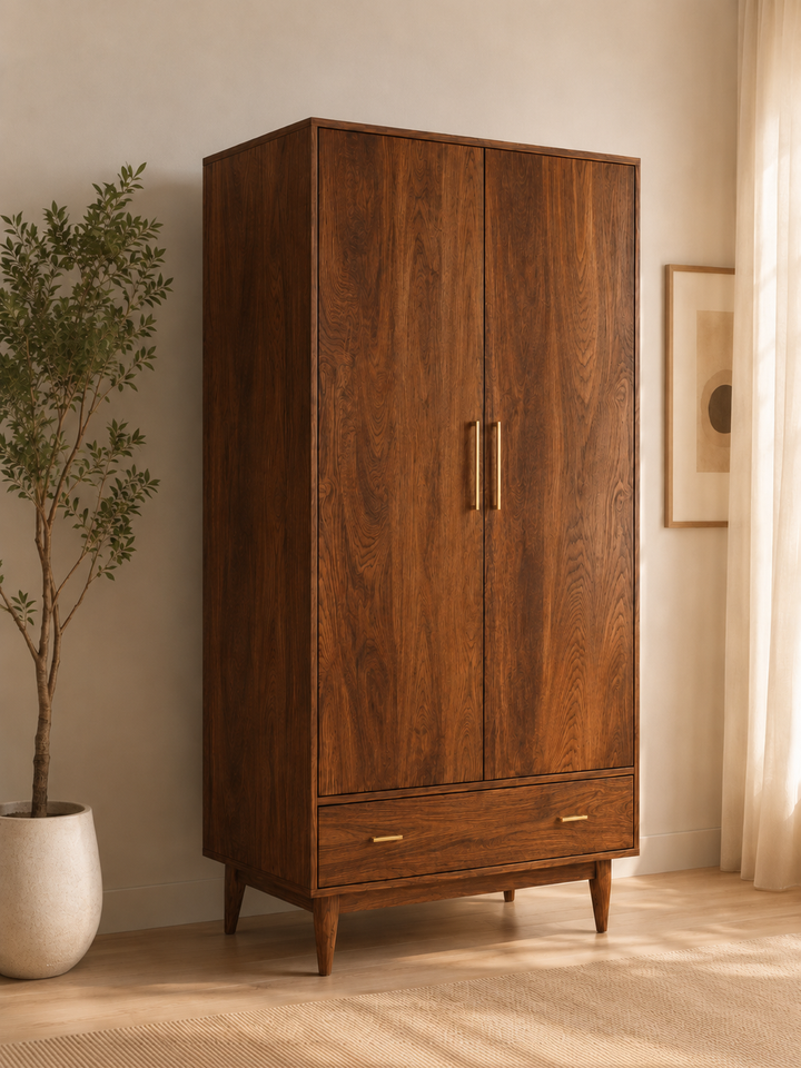 Modern Solid Wood Wardrobe