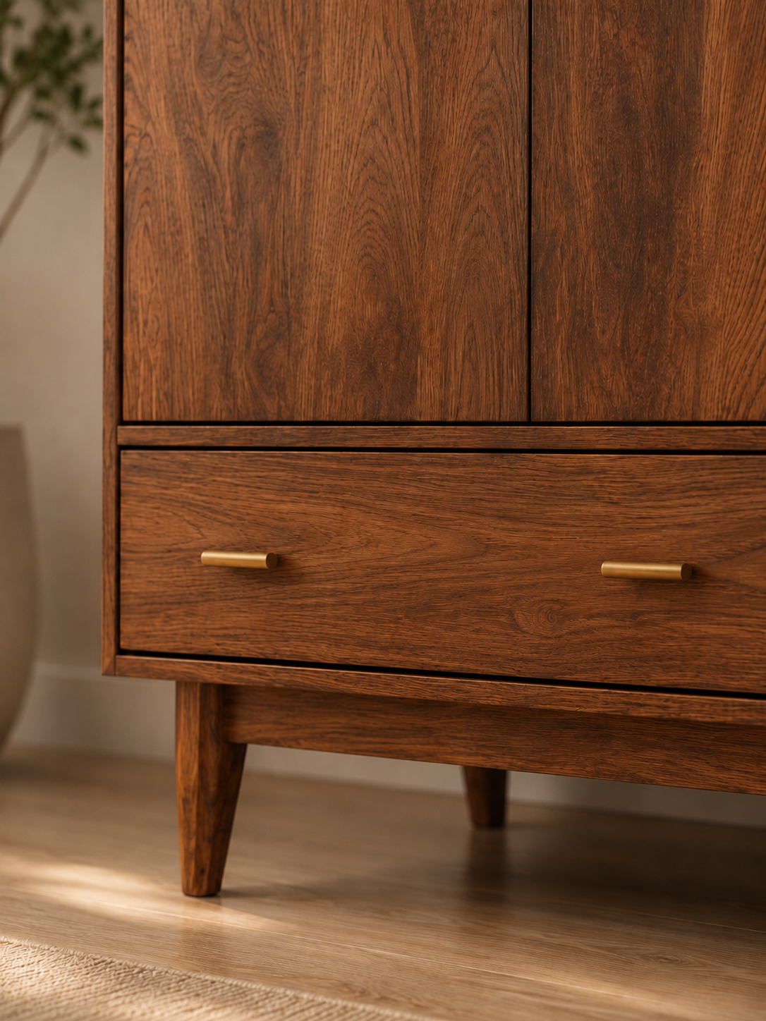 Modern Solid Wood Wardrobe