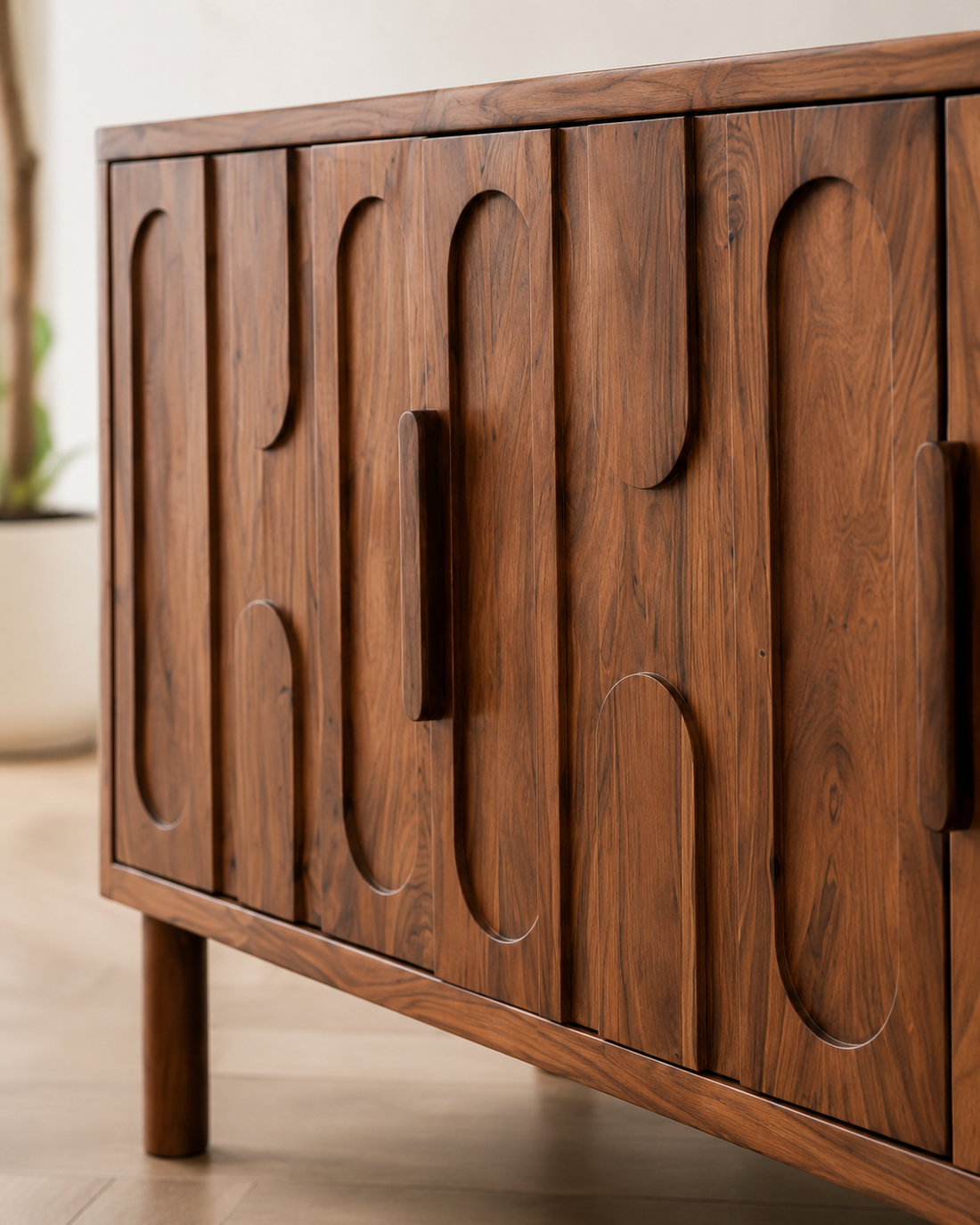 Arlo Sculpted Solid Wood Sideboard