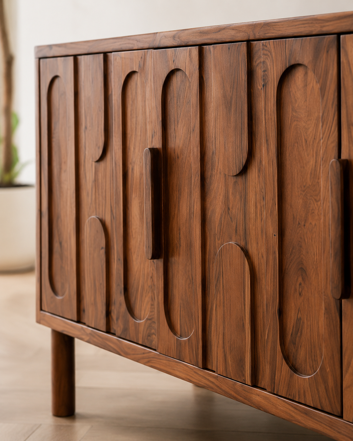 Arlo Sculpted Solid Wood Sideboard