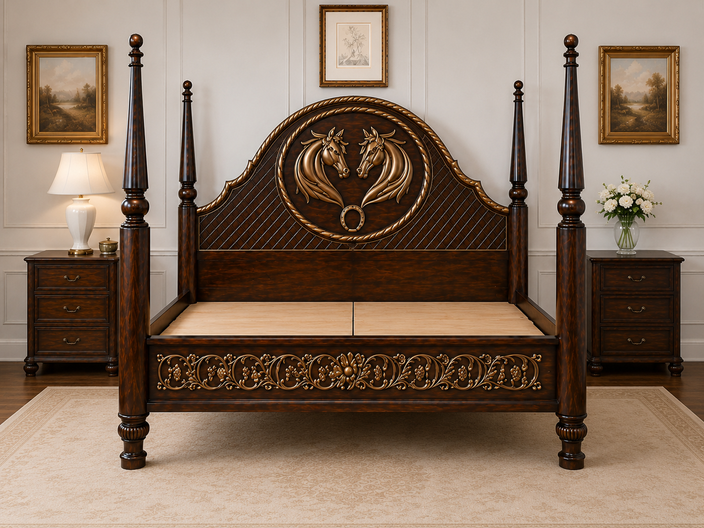 Imperial Crest Four Poster Bed