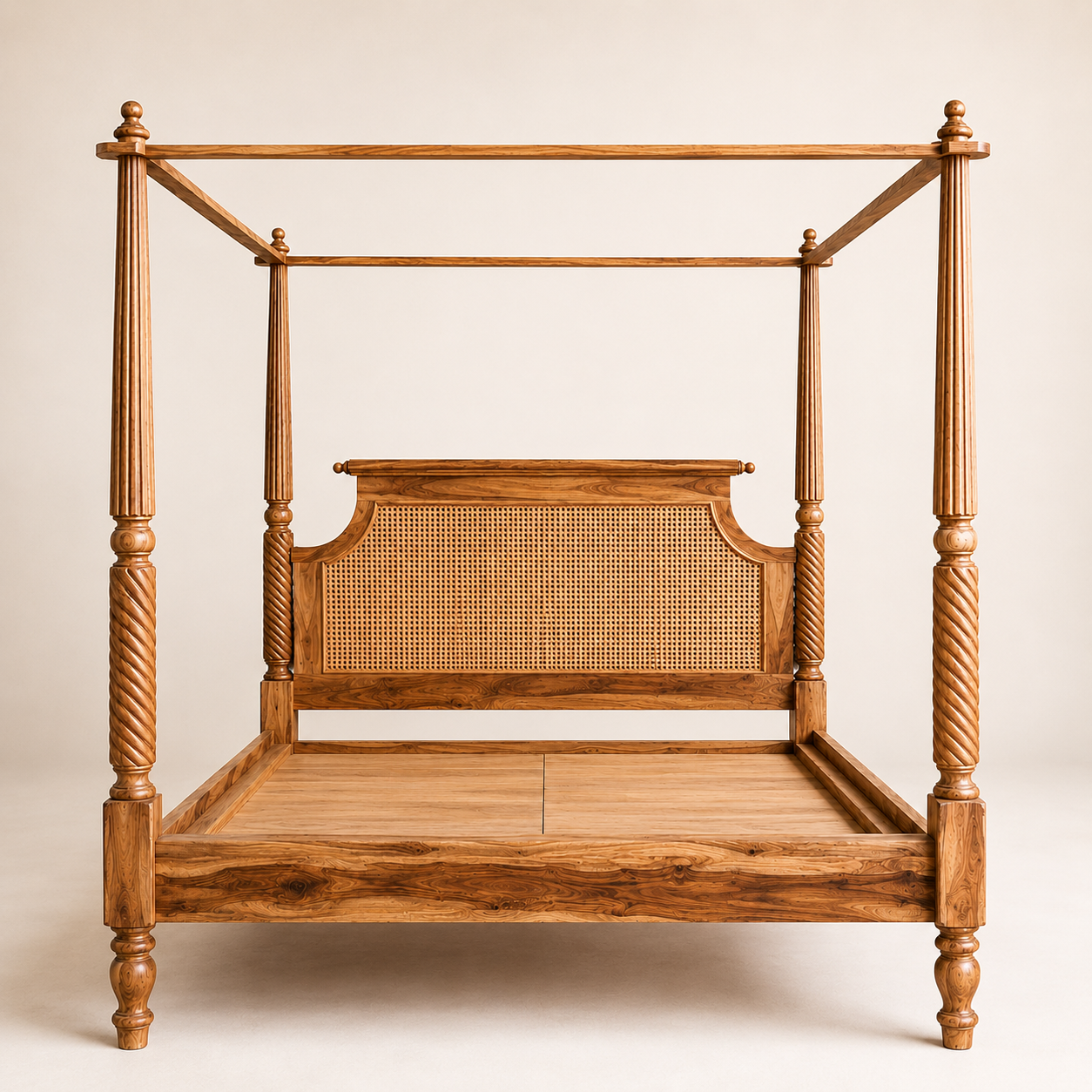 Heritage Cane Canopy Bed