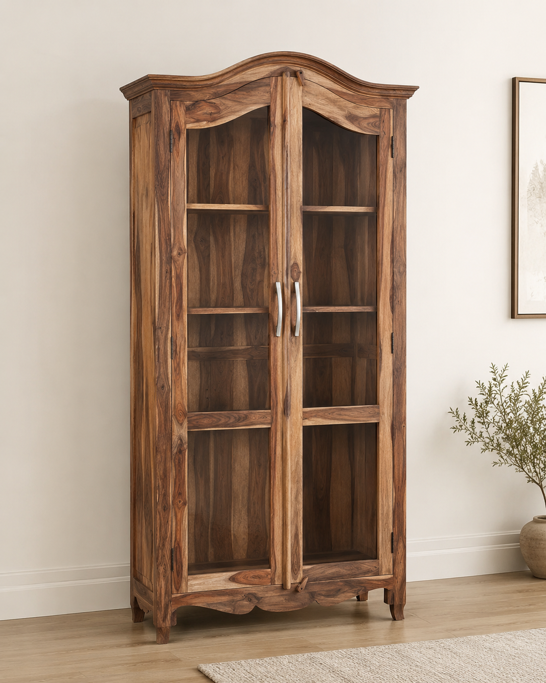 Classic Solid Wood Display Cabinet