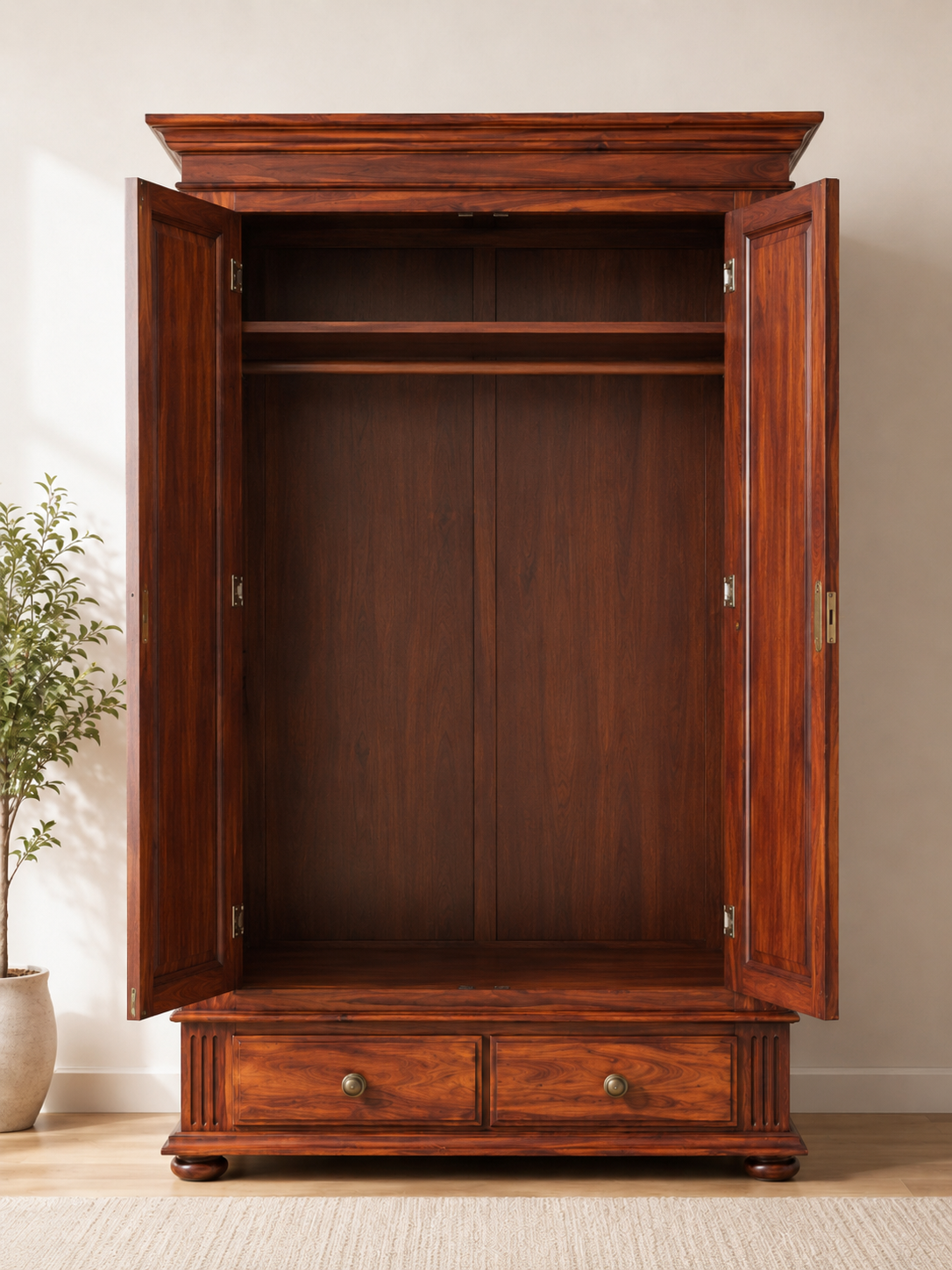 Heritage Fluted Door Wardrobe