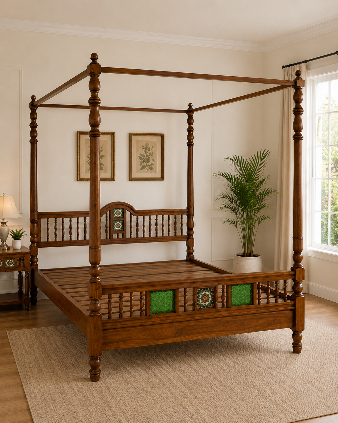 Artisan Canopy Spindle Bed