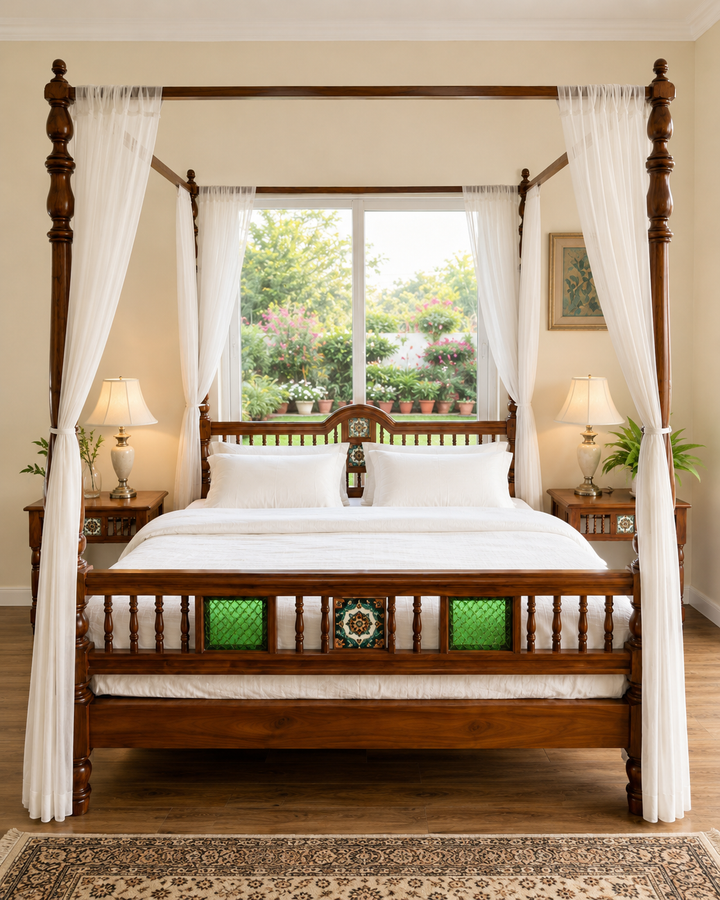Artisan Canopy Spindle Bed
