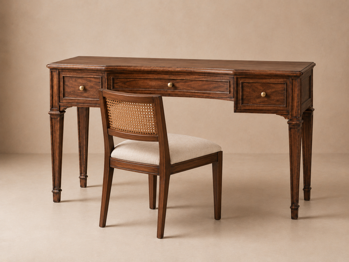 Classic Executive Three Drawer Desk