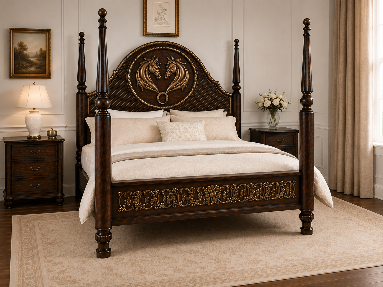 Imperial Crest Four Poster Bed