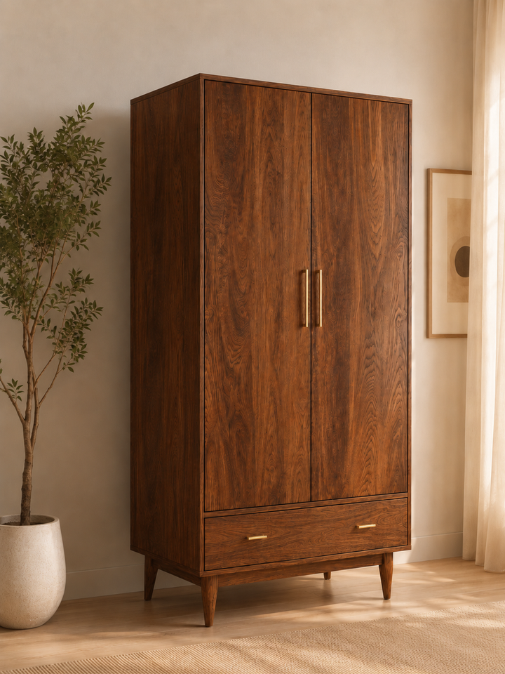 Modern Solid Wood Wardrobe