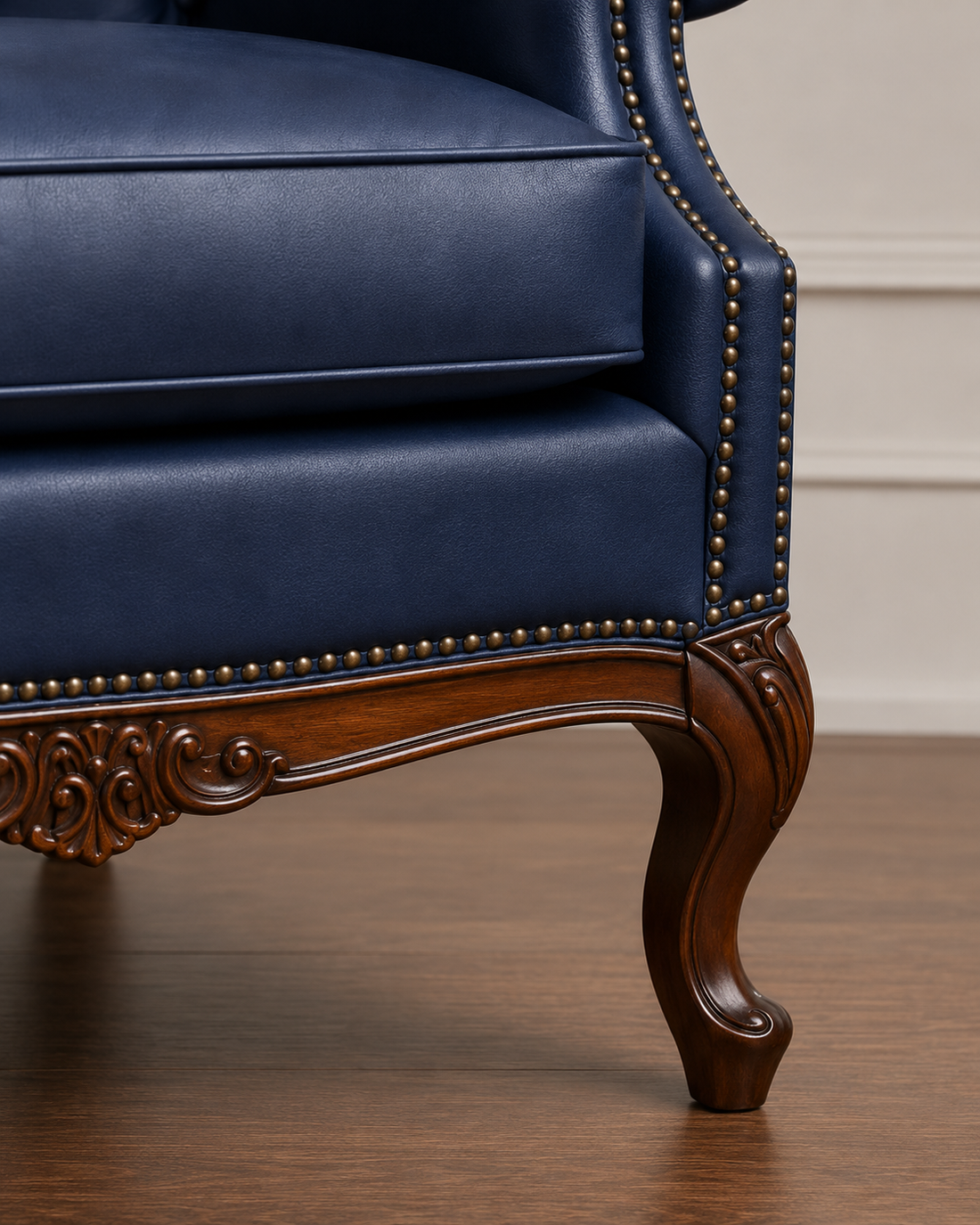 Classic Tufted Wingback Lounge Chair