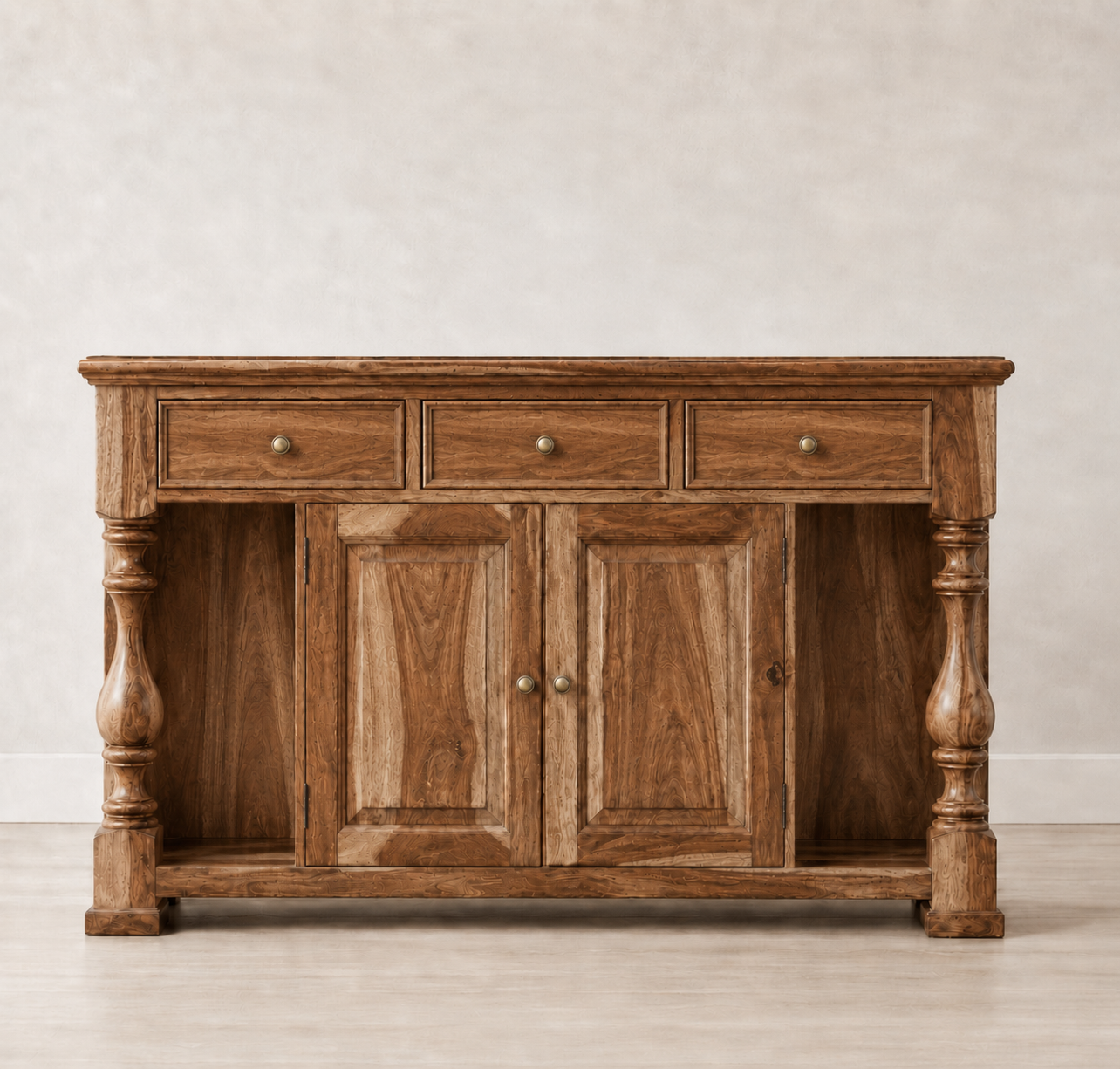 Heritage Haven Solid Wood Sideboard