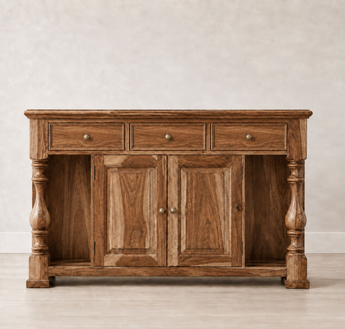 Heritage Haven Solid Wood Sideboard
