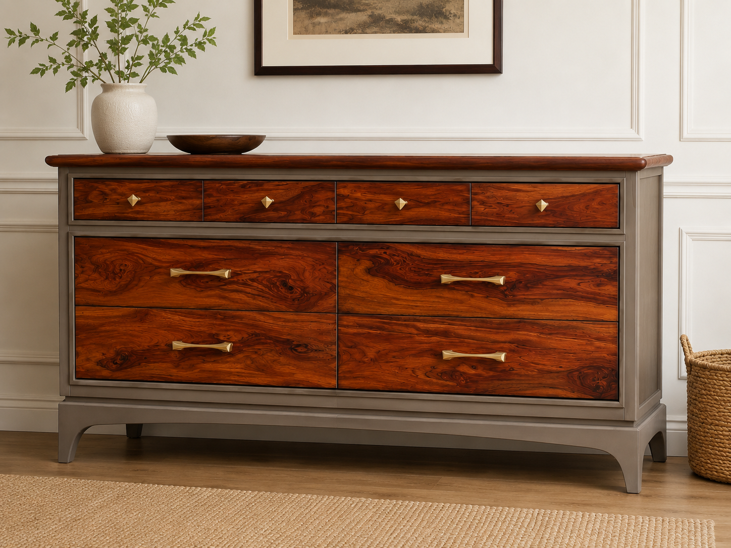 Regal Rosewood Chest of Drawers