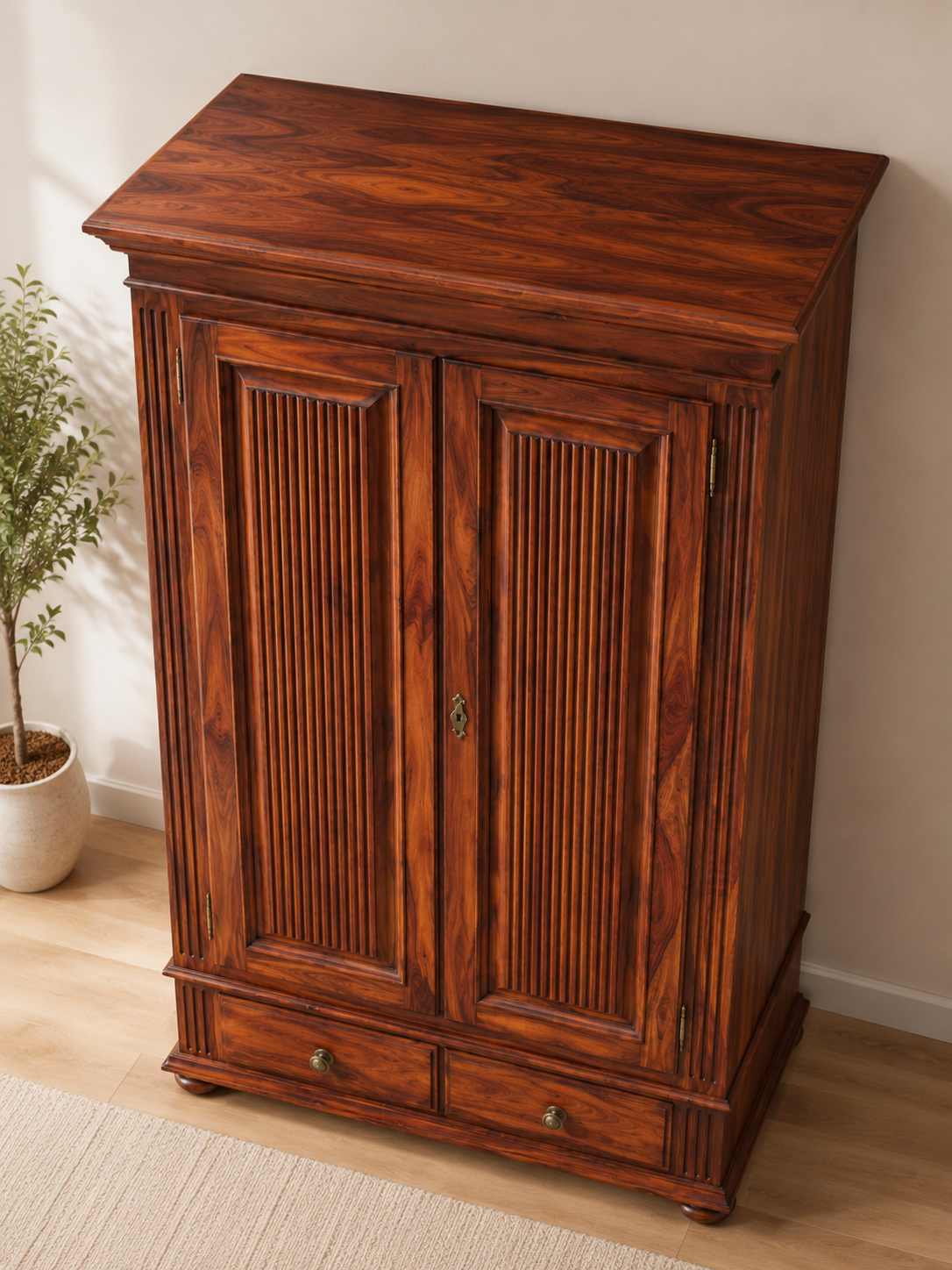 Heritage Fluted Door Wardrobe