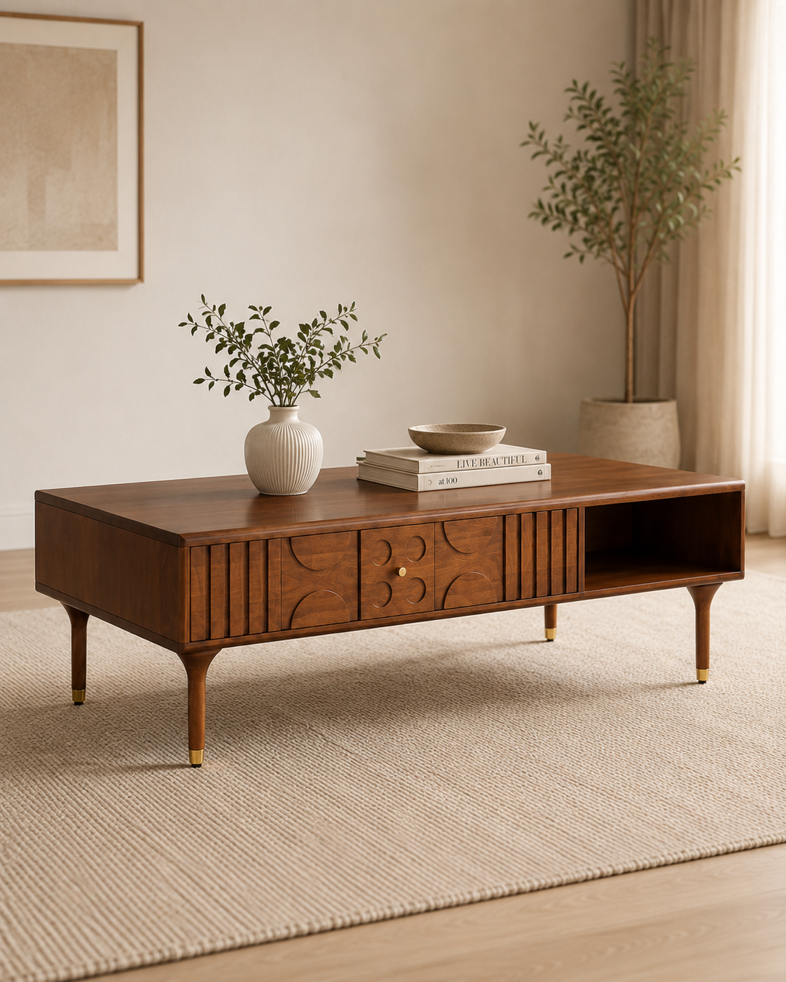 Nova Artisan Solid Wood Coffee Table