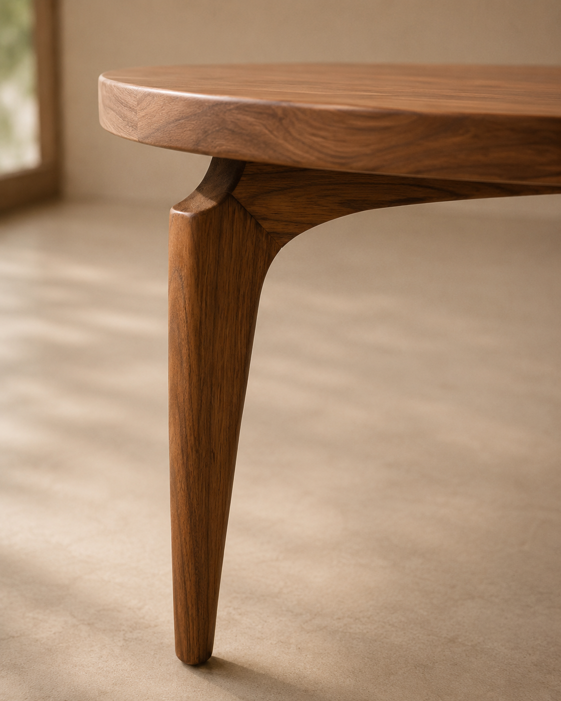 Oslo Round Solid Wood Coffee Table