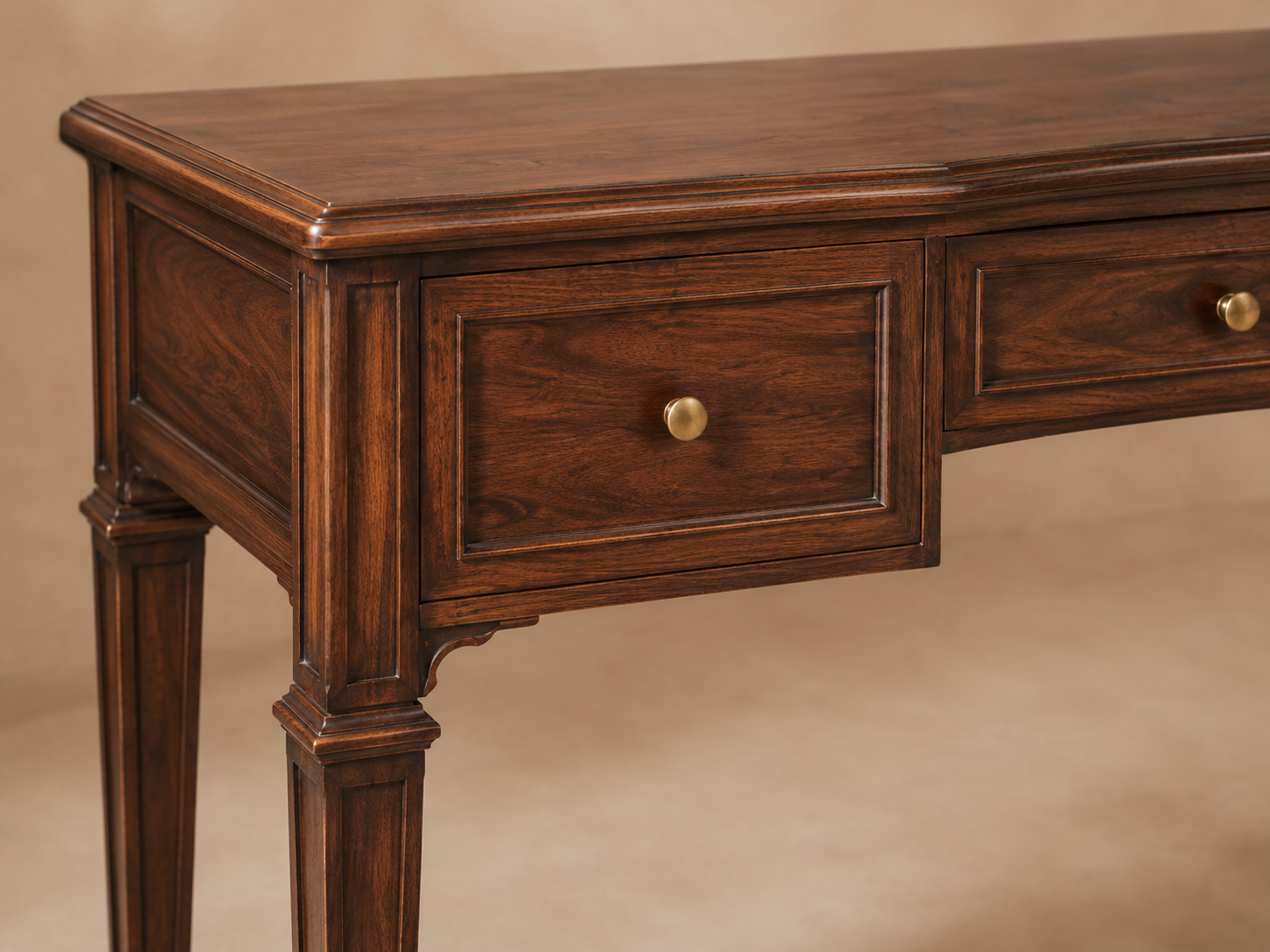 Classic Executive Three Drawer Desk