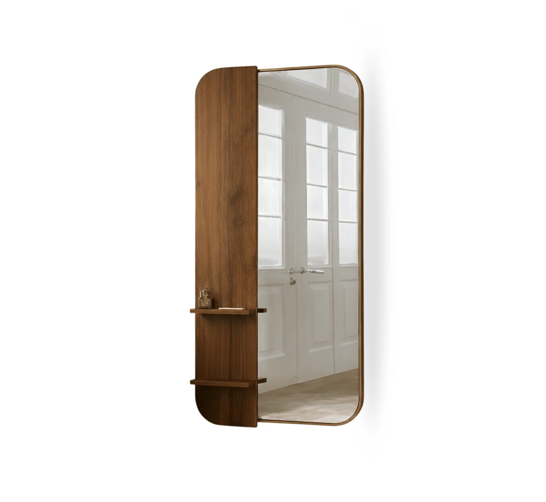 Solitano Wooden Full-Length Mirror