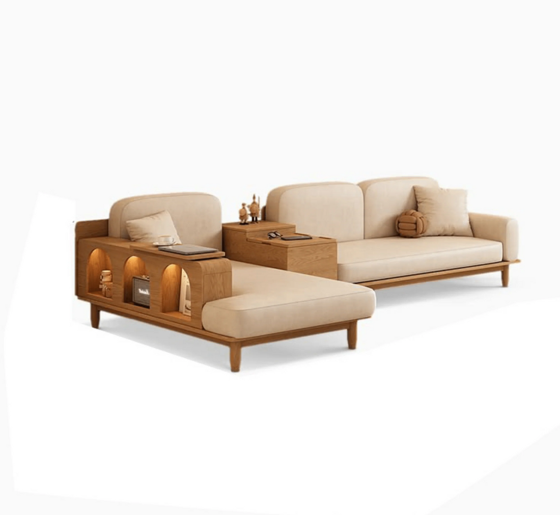 Cara Custom Wooden Upholstered Sofa & Daybed