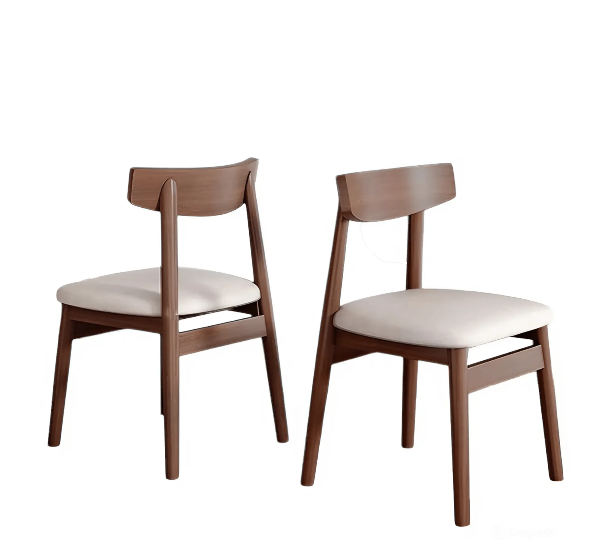 Panache Marble-Top Wooden Dining Table Set