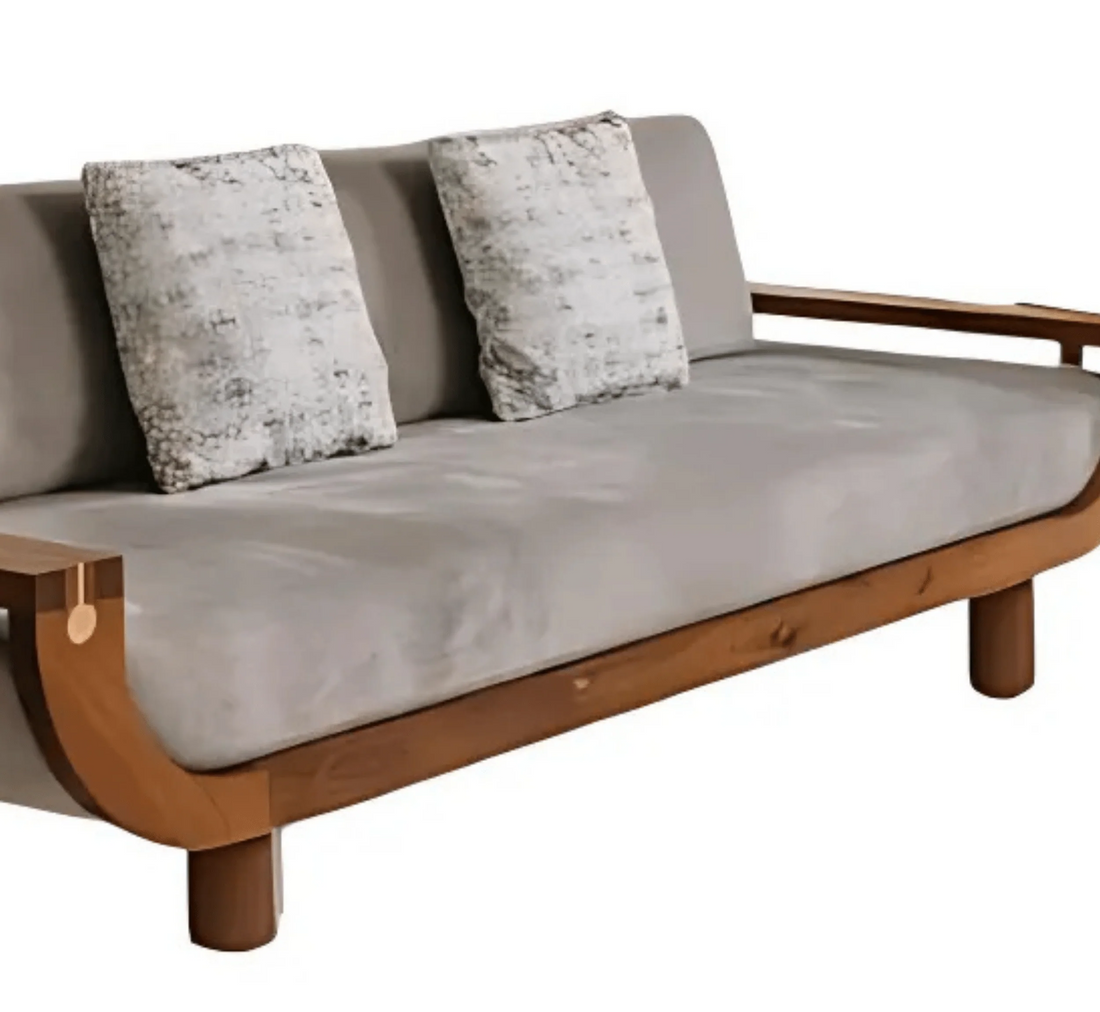 Century Custom Wooden Upholstered Sofa