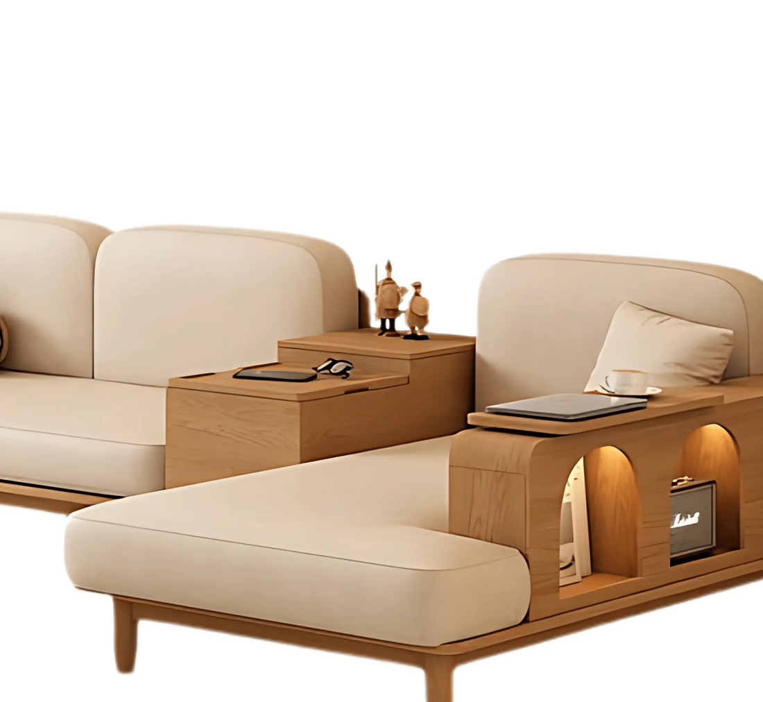 Cara Custom Wooden Upholstered Sofa & Daybed