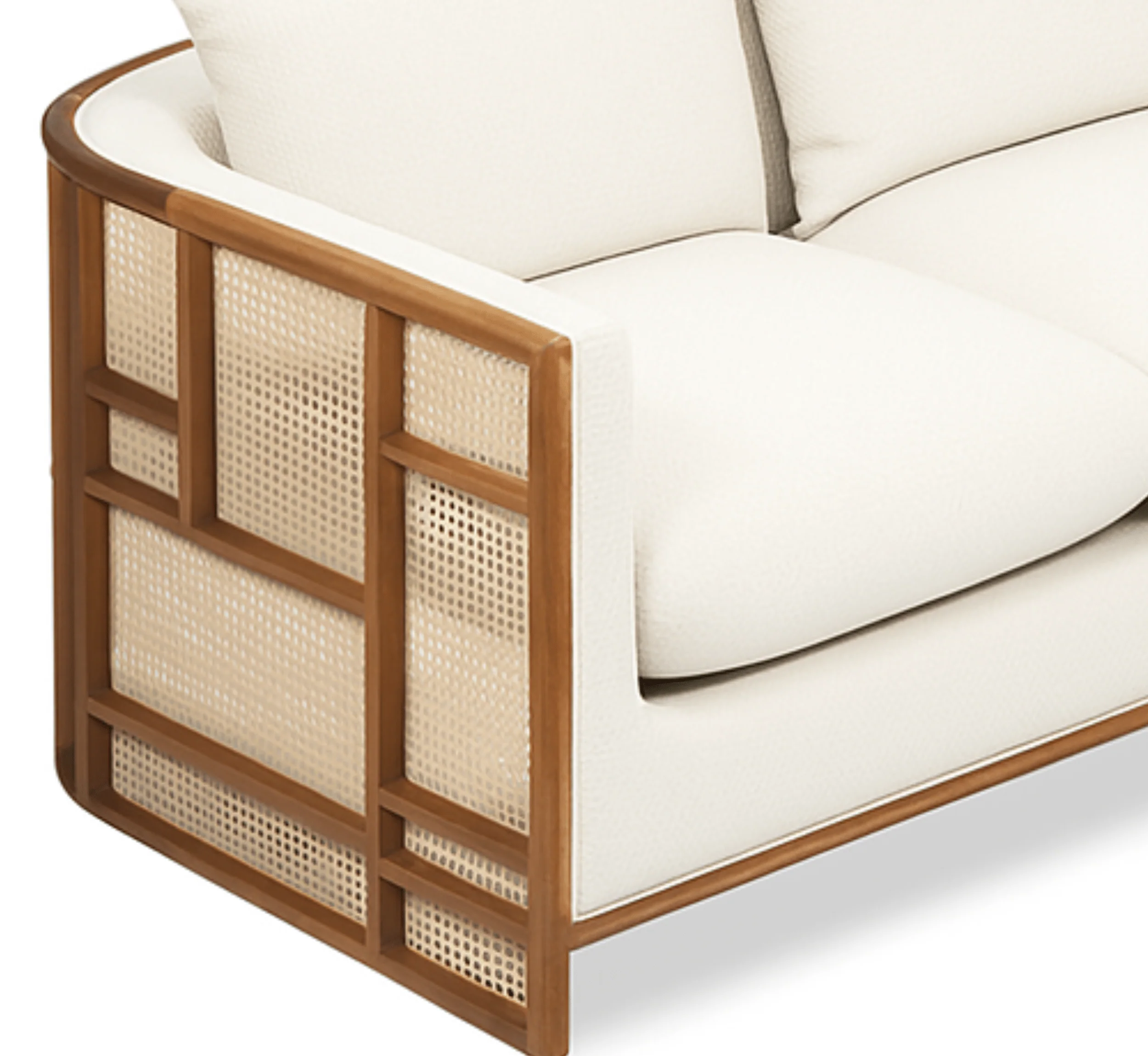 Veda Custom Wooden Upholstered Sofa