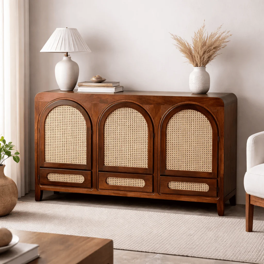 Vyut Wooden Crockery Cabinet