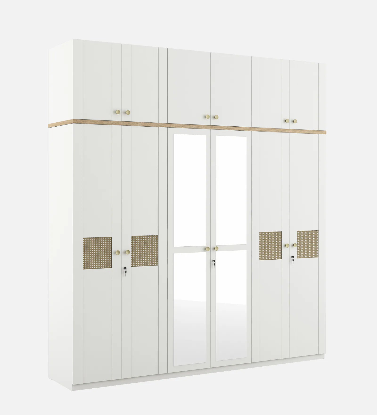 The Lilian Grand 6-Door Wardrobe with Integrated Loft
