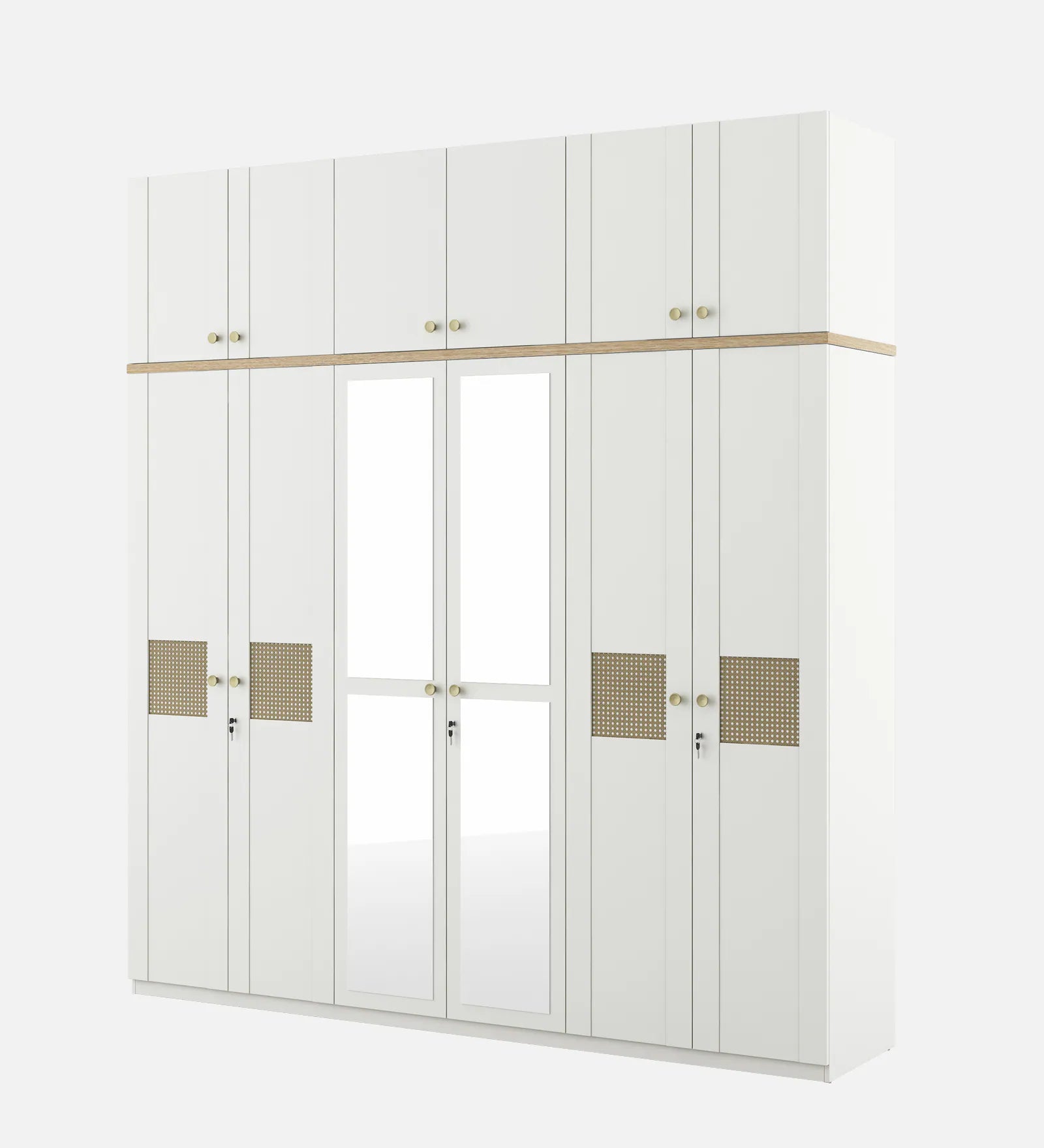 The Lilian Grand 6-Door Wardrobe with Integrated Loft