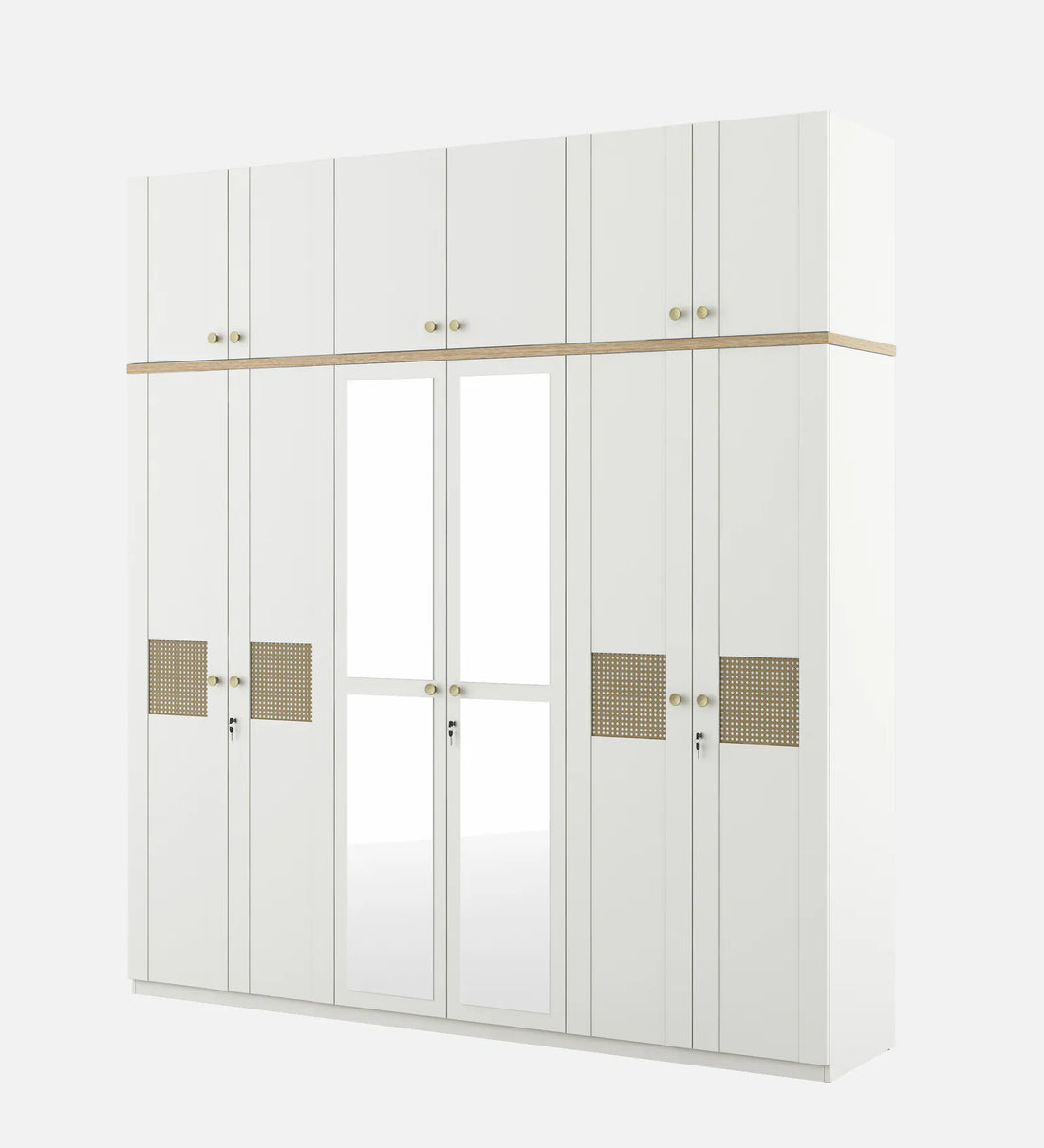 The Lilian Grand 6-Door Wardrobe with Integrated Loft