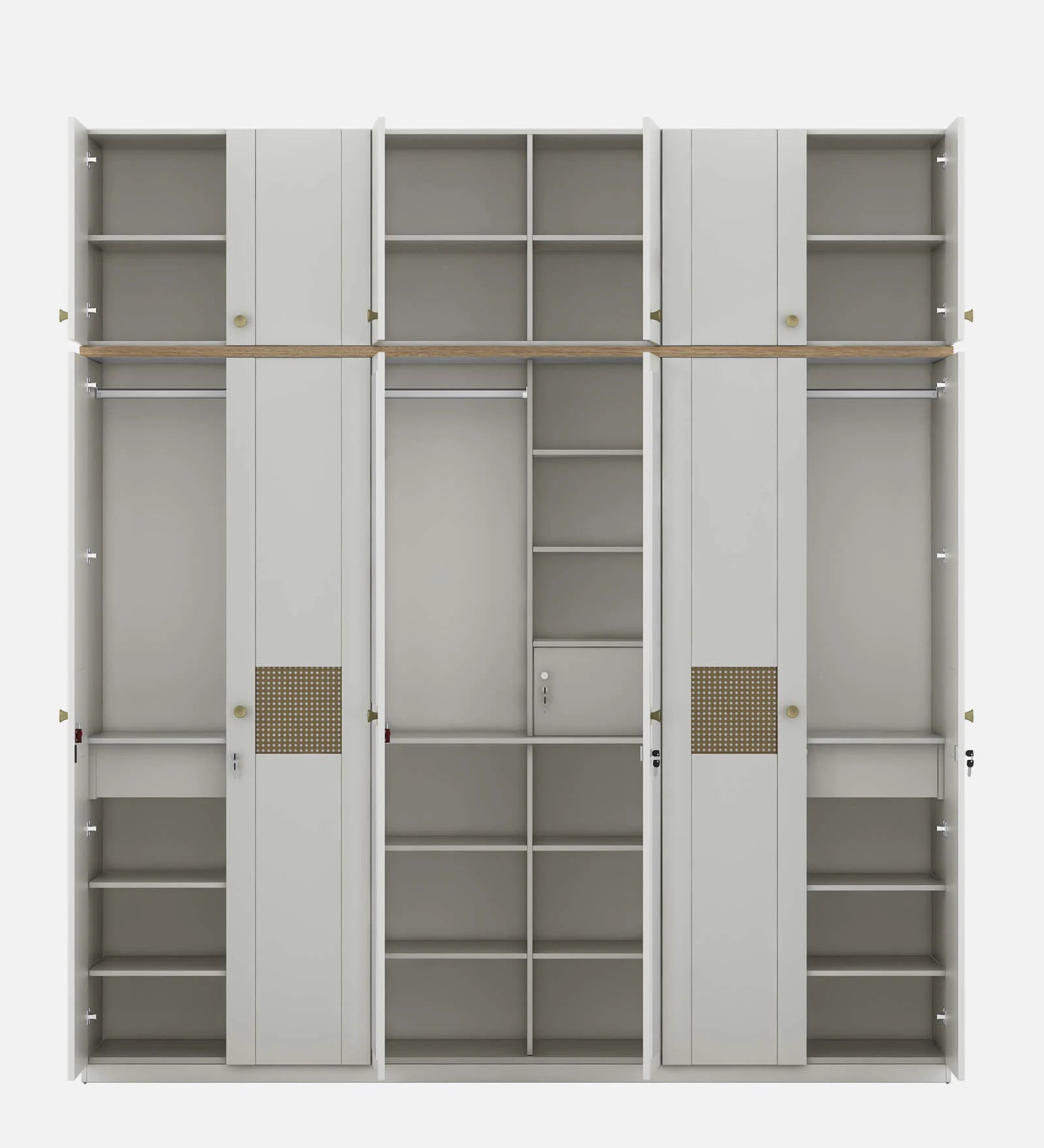 The Lilian Grand 6-Door Wardrobe with Integrated Loft